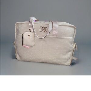 Juicy Couture All About That Bling Weekender Bag, Ivory